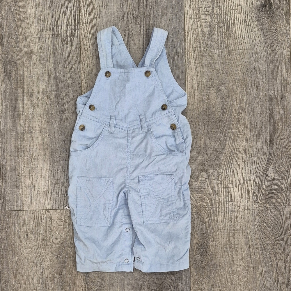 MCBABY Vintage Blue Corduroy Overalls